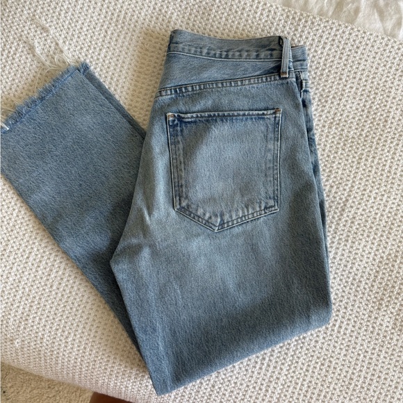 Agolde Riley High Rise Cropped Jeans - Picture 3 of 7